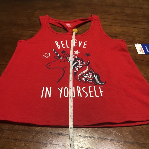 Girl’s Twist Back Tank Top Small 6-6X - Picture 4 of 7